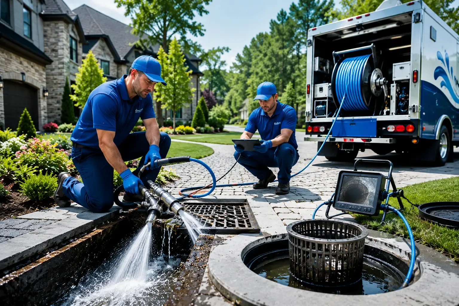 Local outdoor drain cleaning professionals in Houghton Lake, MI