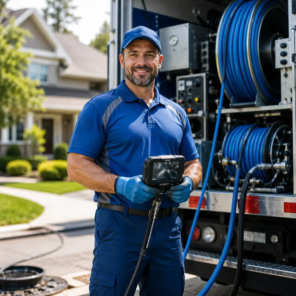 Local outdoor drain cleaning specialists in Houghton Lake, MI
